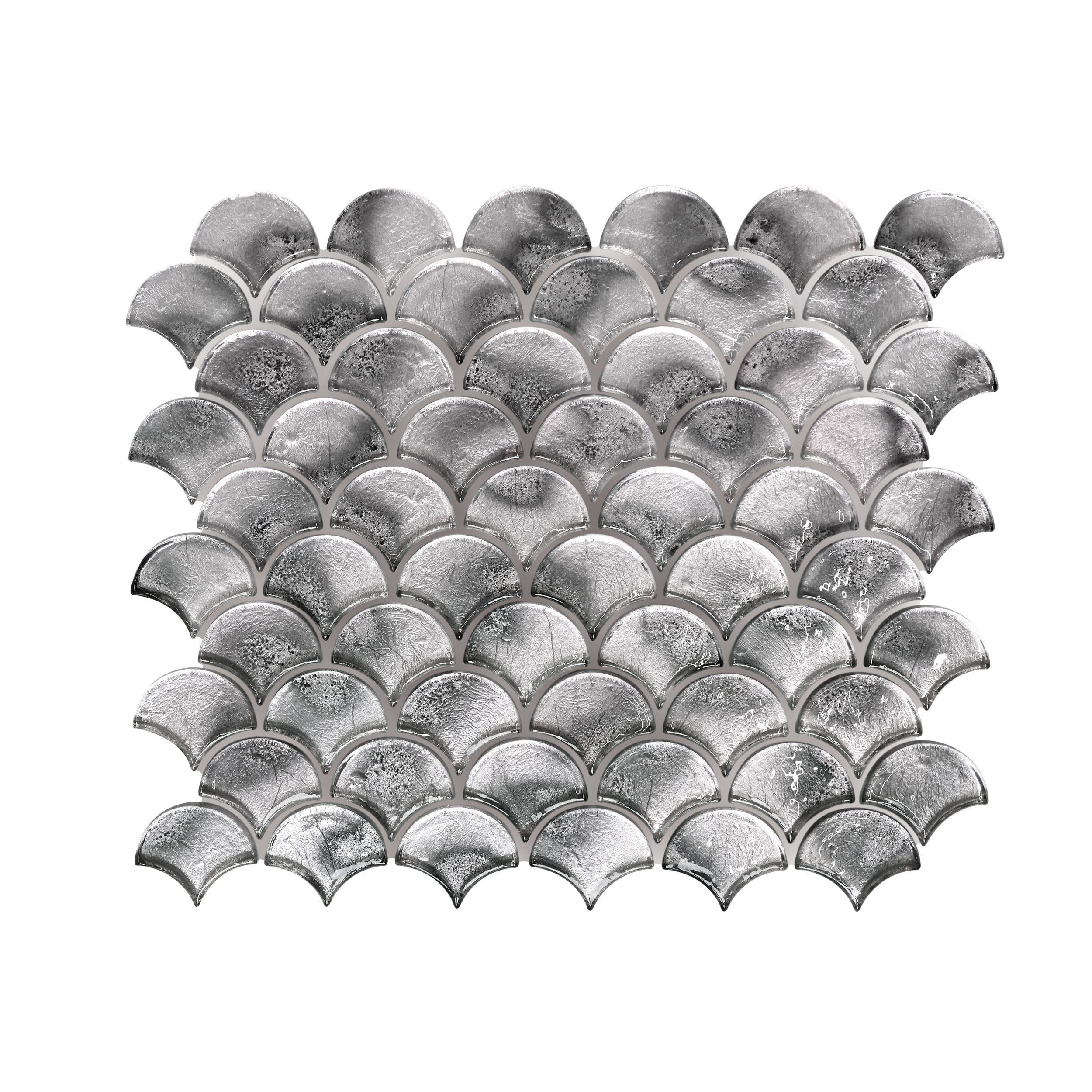 Metallic Vitreum Fan Mosaic