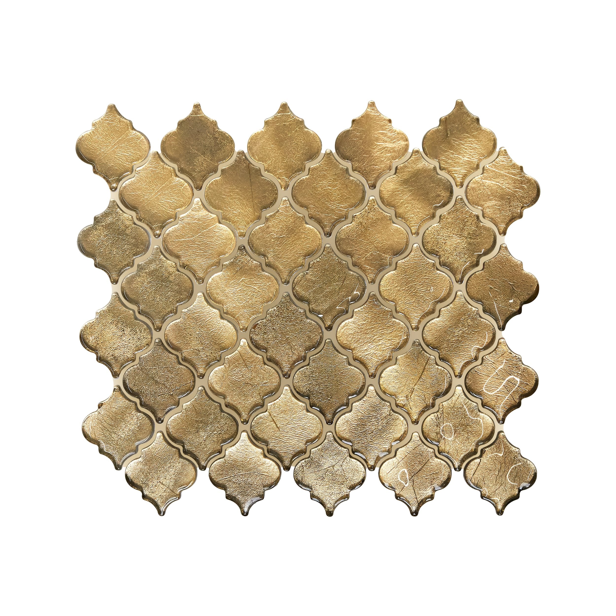 Metallic Vitreum Arabesque Mosaic