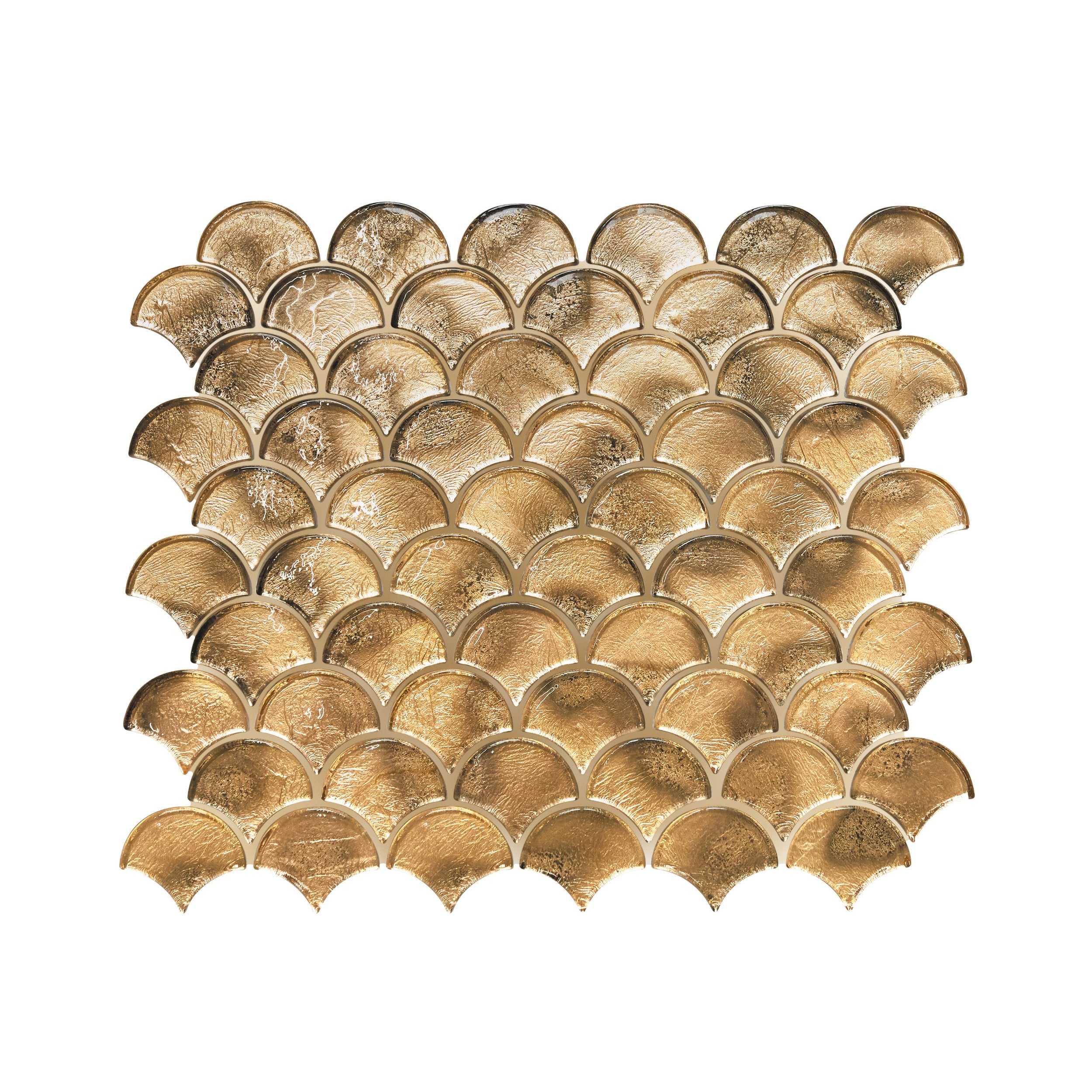 Metallic Vitreum Fan Mosaic