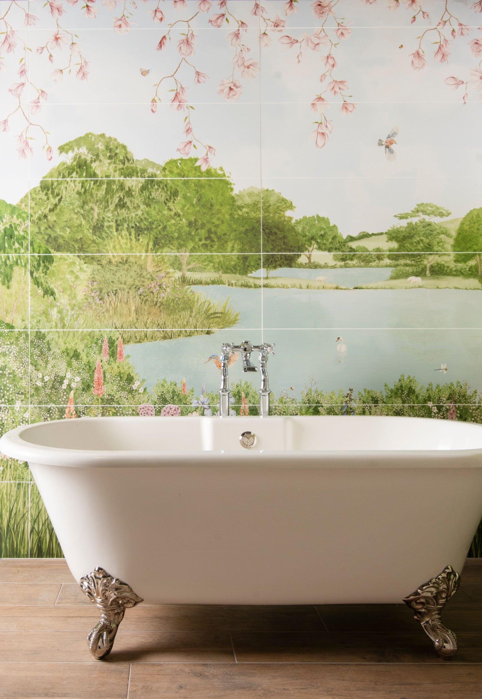 English Garden Mural