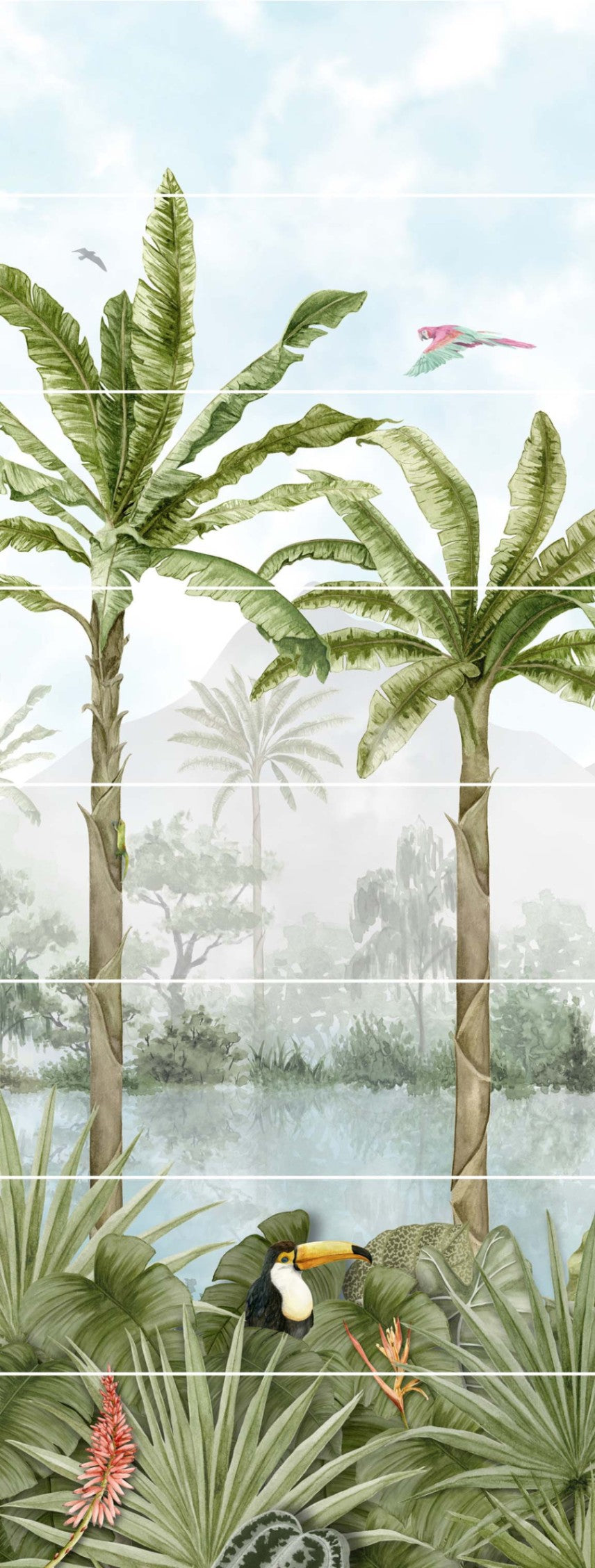 Tropical Oasis Mural