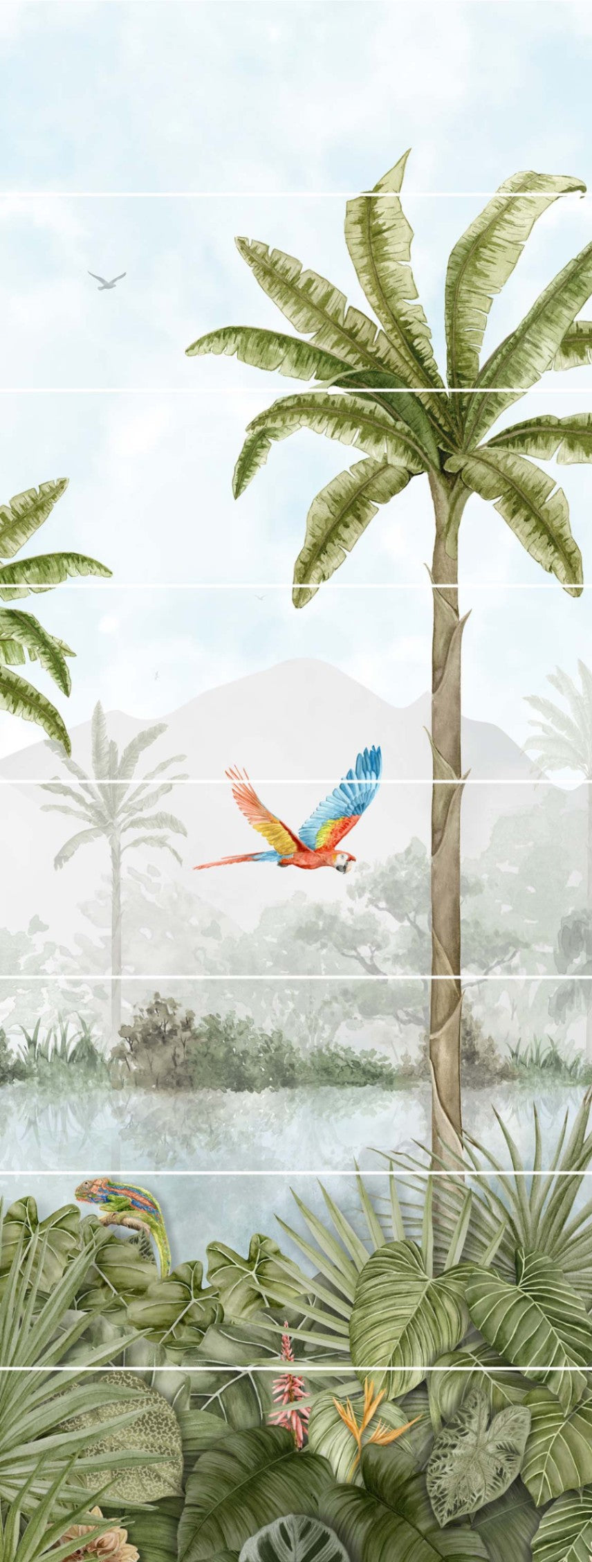 Tropical Oasis Mural
