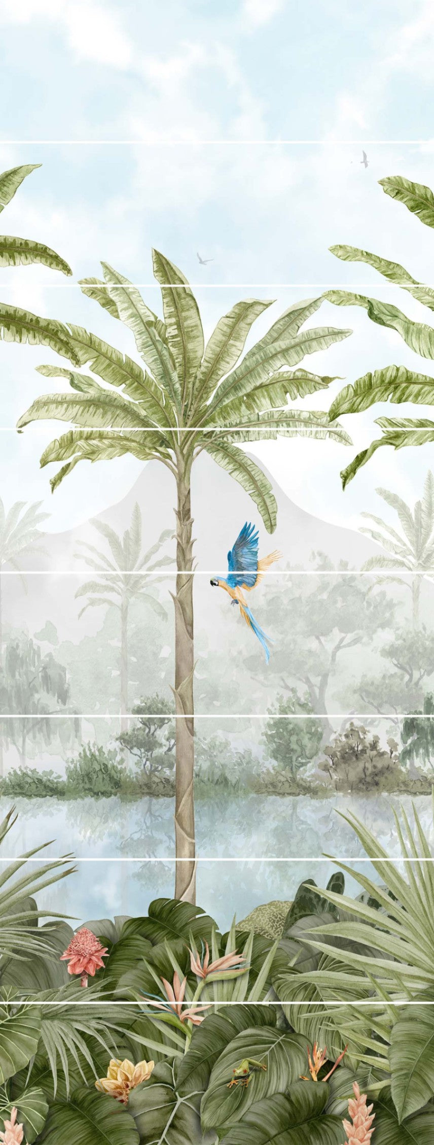 Tropical Oasis Mural