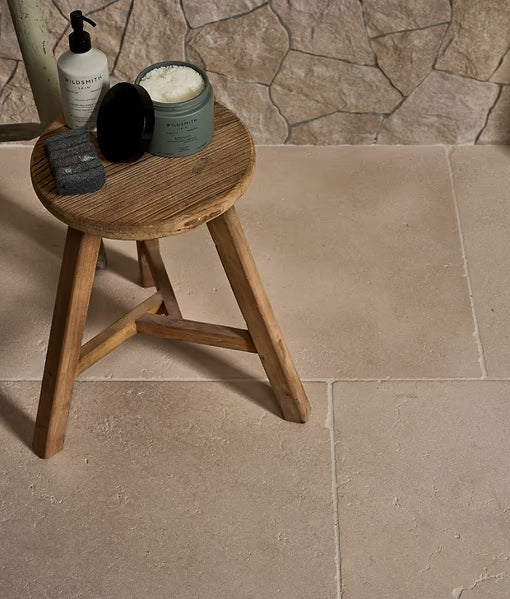 Bergamo Limestone Lightly Seasoned Finish