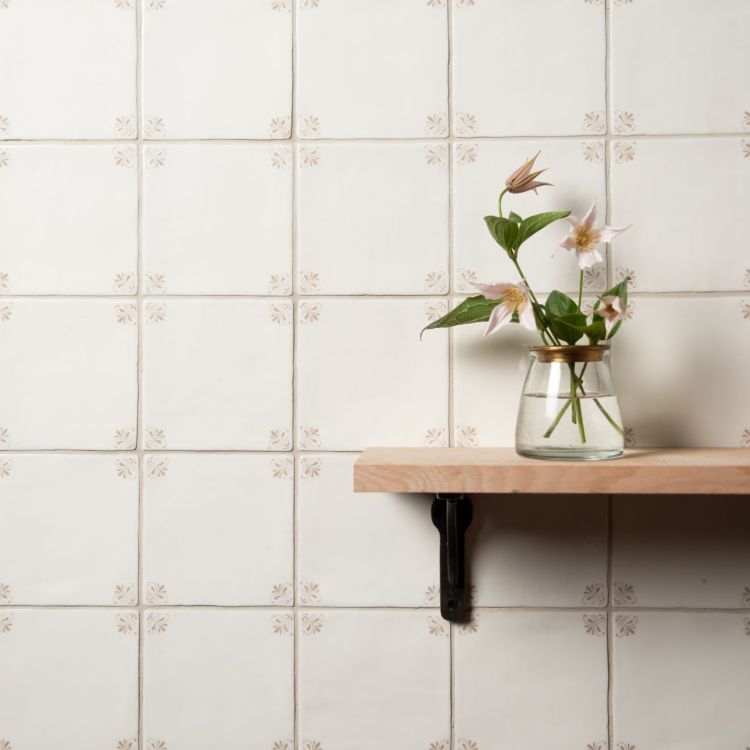 Country Delft Field Tile Beatrix Taupe