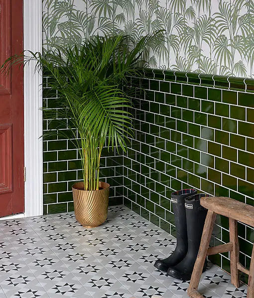 Victorian Style™ Wall Ceramic Metro Crackle Glaze