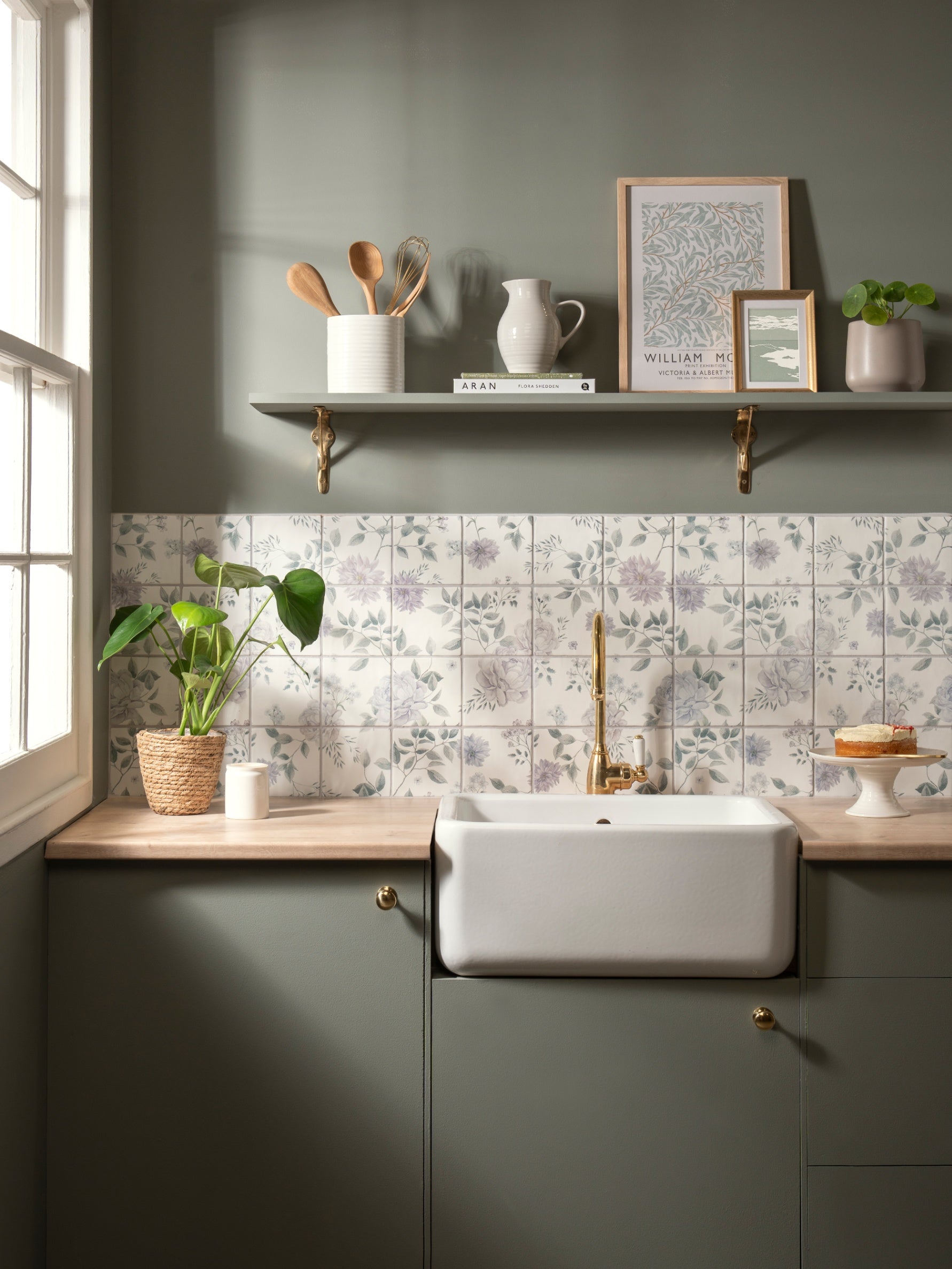 Cottage Garden 16-Tile Panel