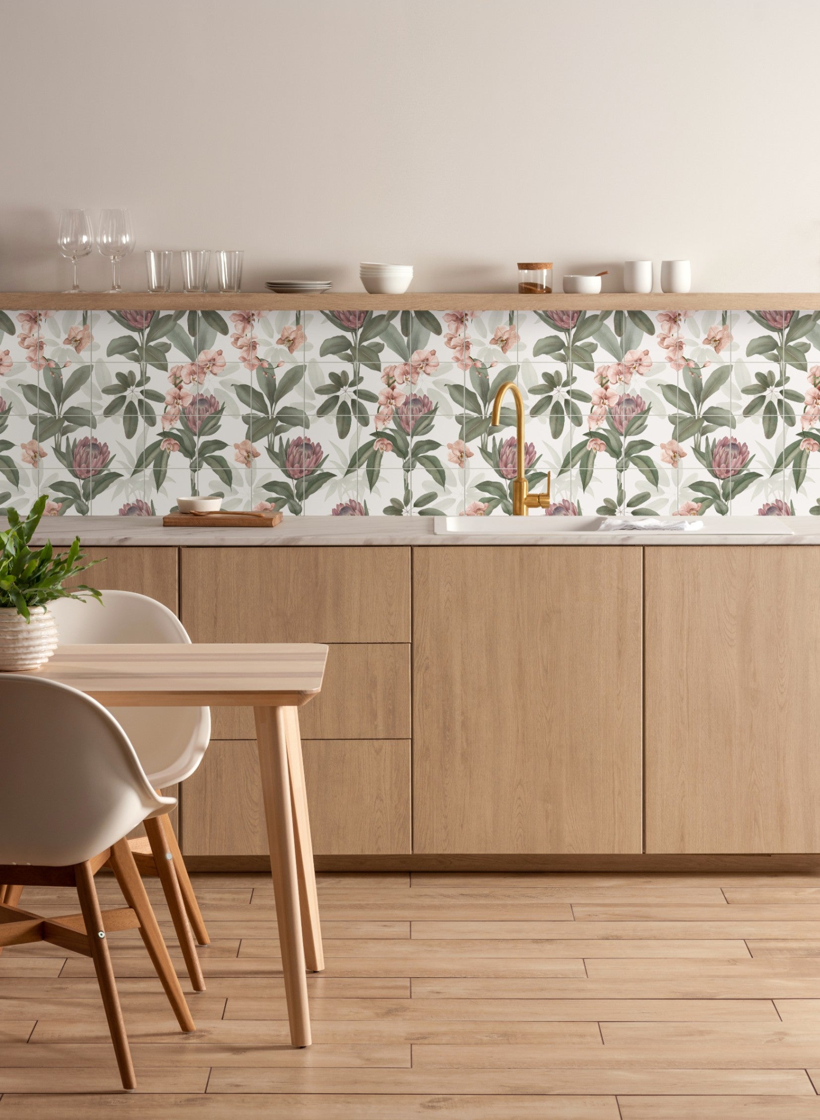 Exotic Paradise 16-Tile Panel