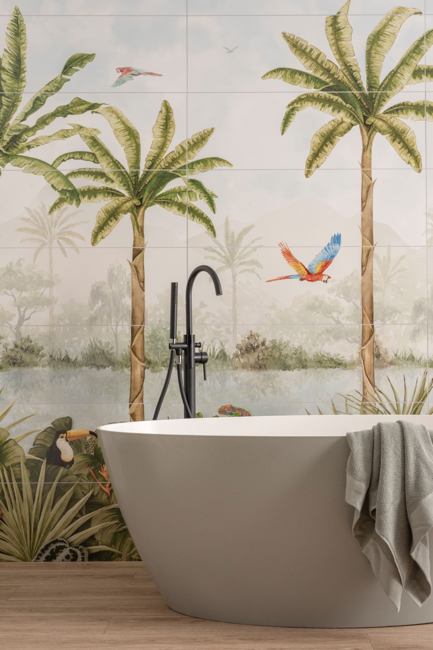 Tropical Oasis Mural