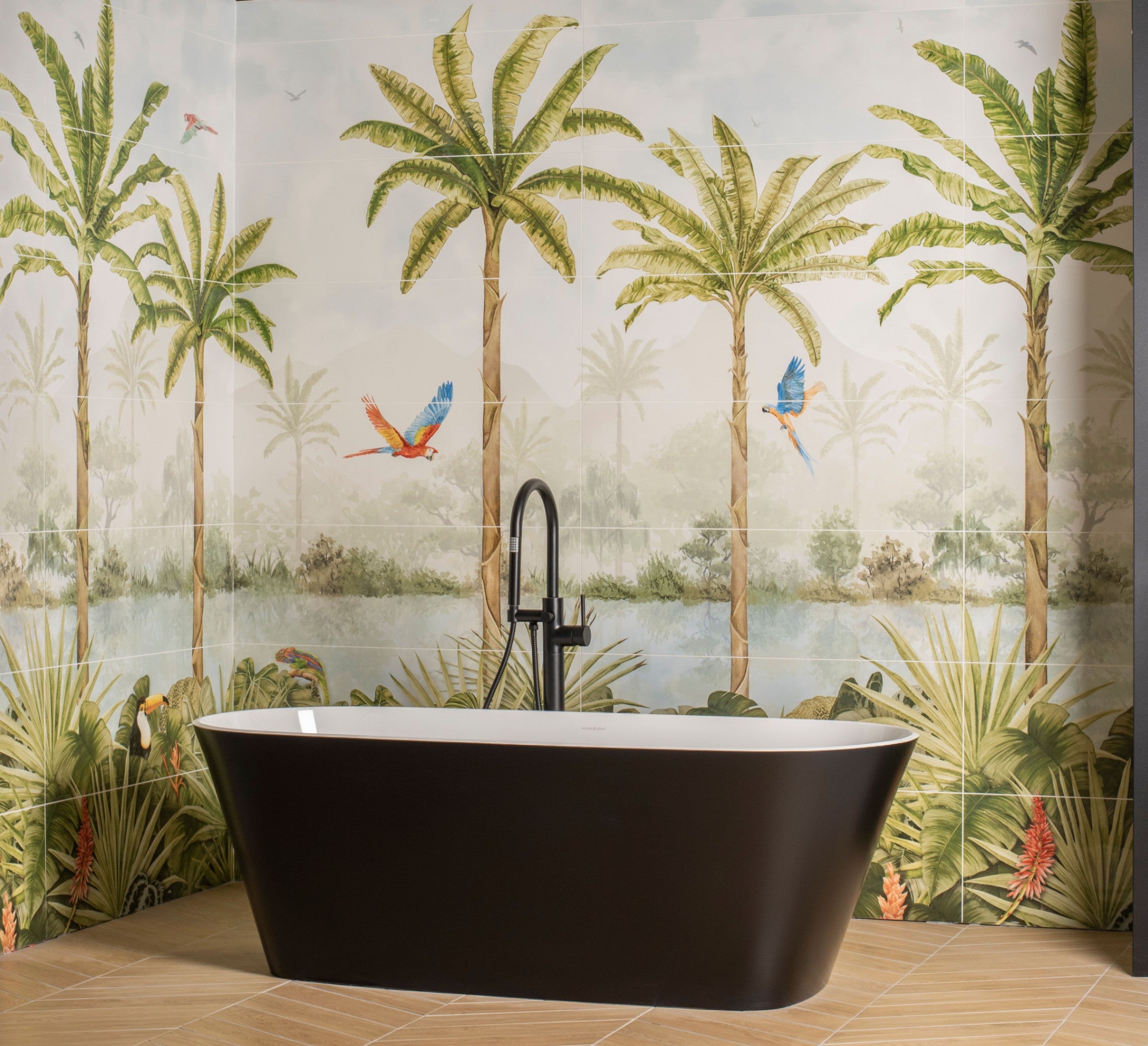 Tropical Oasis Mural