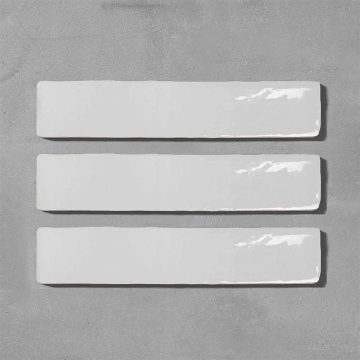 White Glazed Skinny Metro