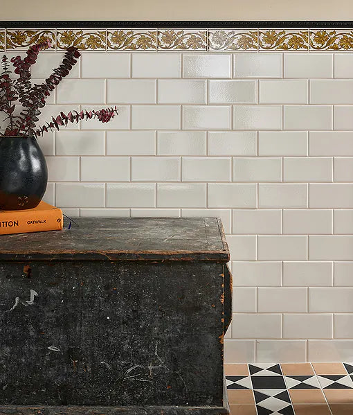 Victorian Style™ Wall Ceramic Metro Crackle Glaze