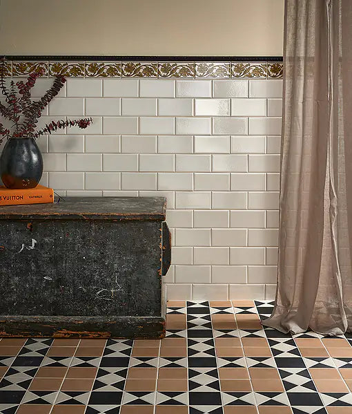 Victorian Style™ Wall Ceramic Metro Crackle Glaze