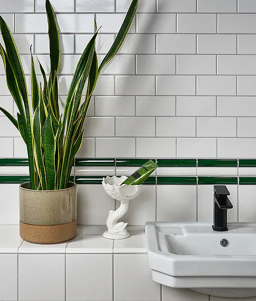 Victorian Style™ Wall Ceramic Metro Crackle Glaze