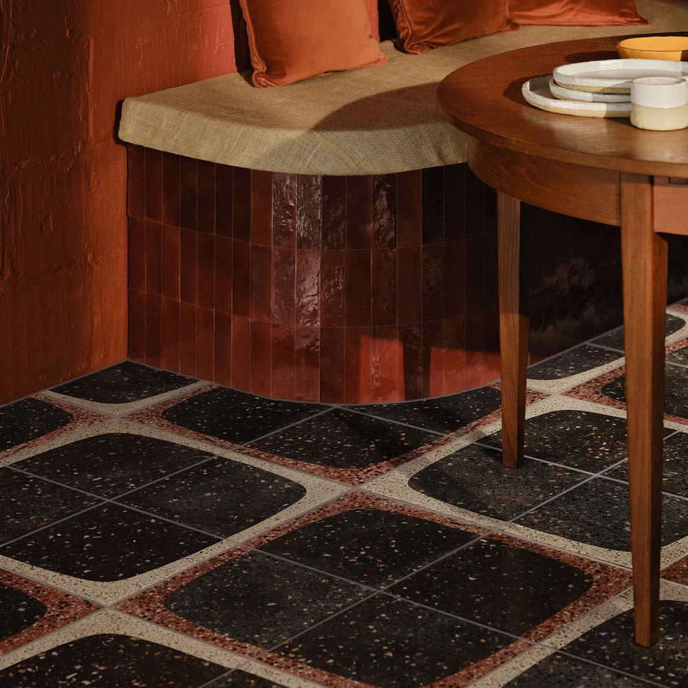 Squarish on Four Terrazzo Reverse Tutti Frutti