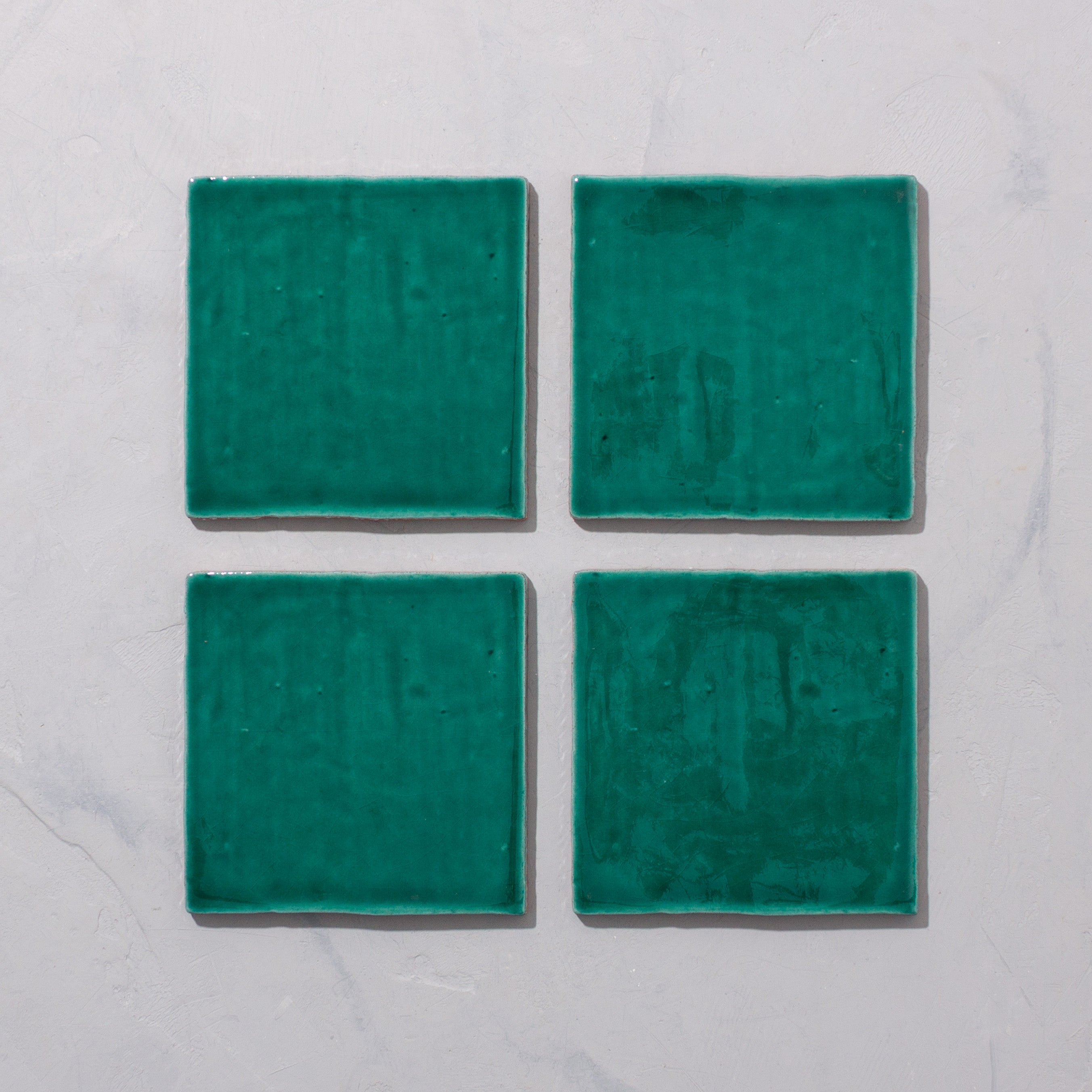 Emerald Glazed Square