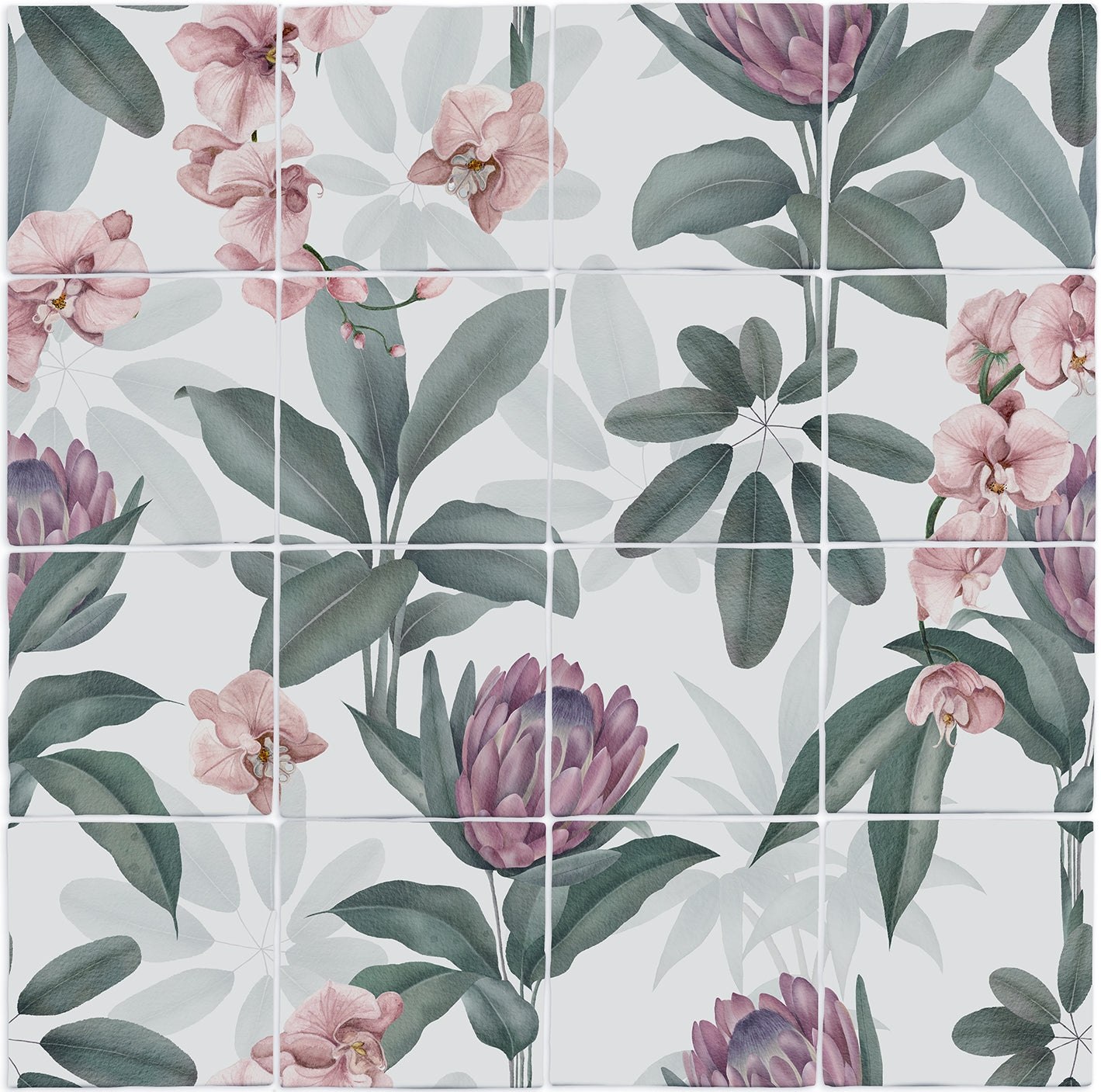 Exotic Paradise 16-Tile Panel