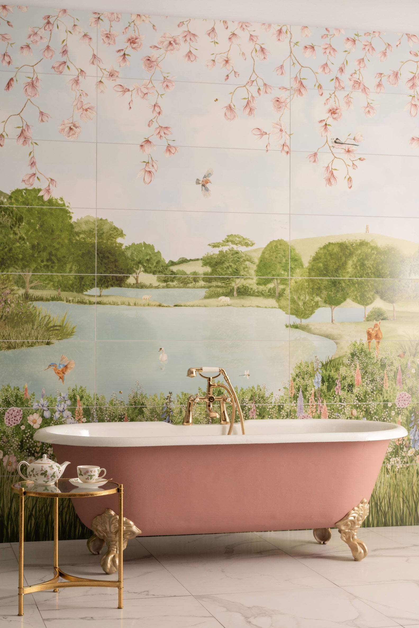 English Garden Mural
