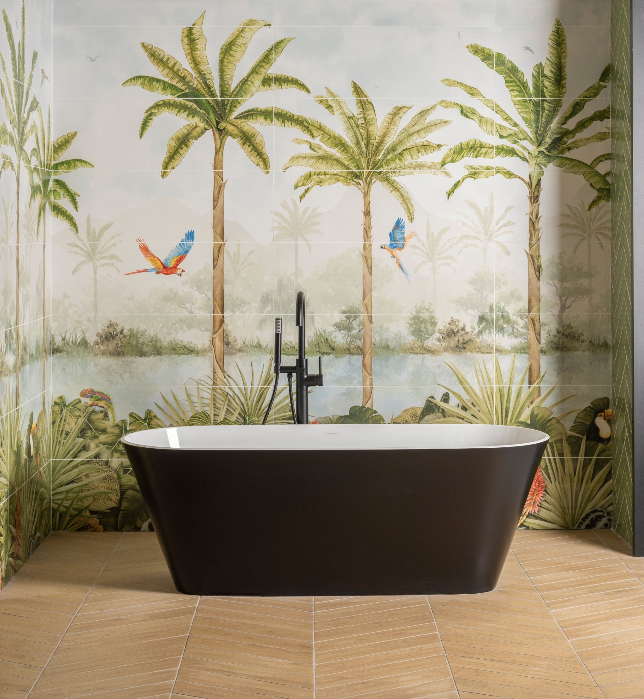 Tropical Oasis Mural