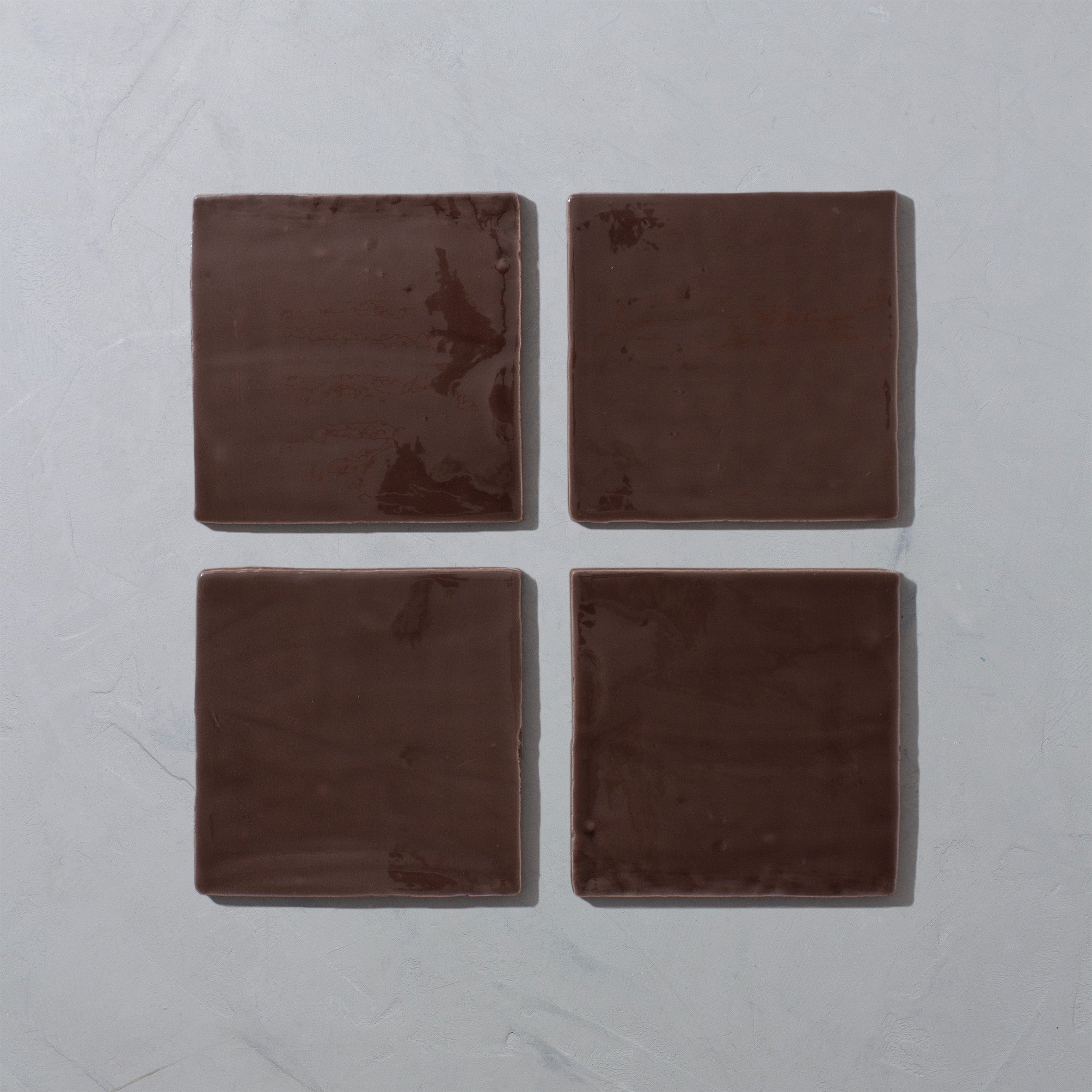 Little Greene Purple Brown Glazed Square