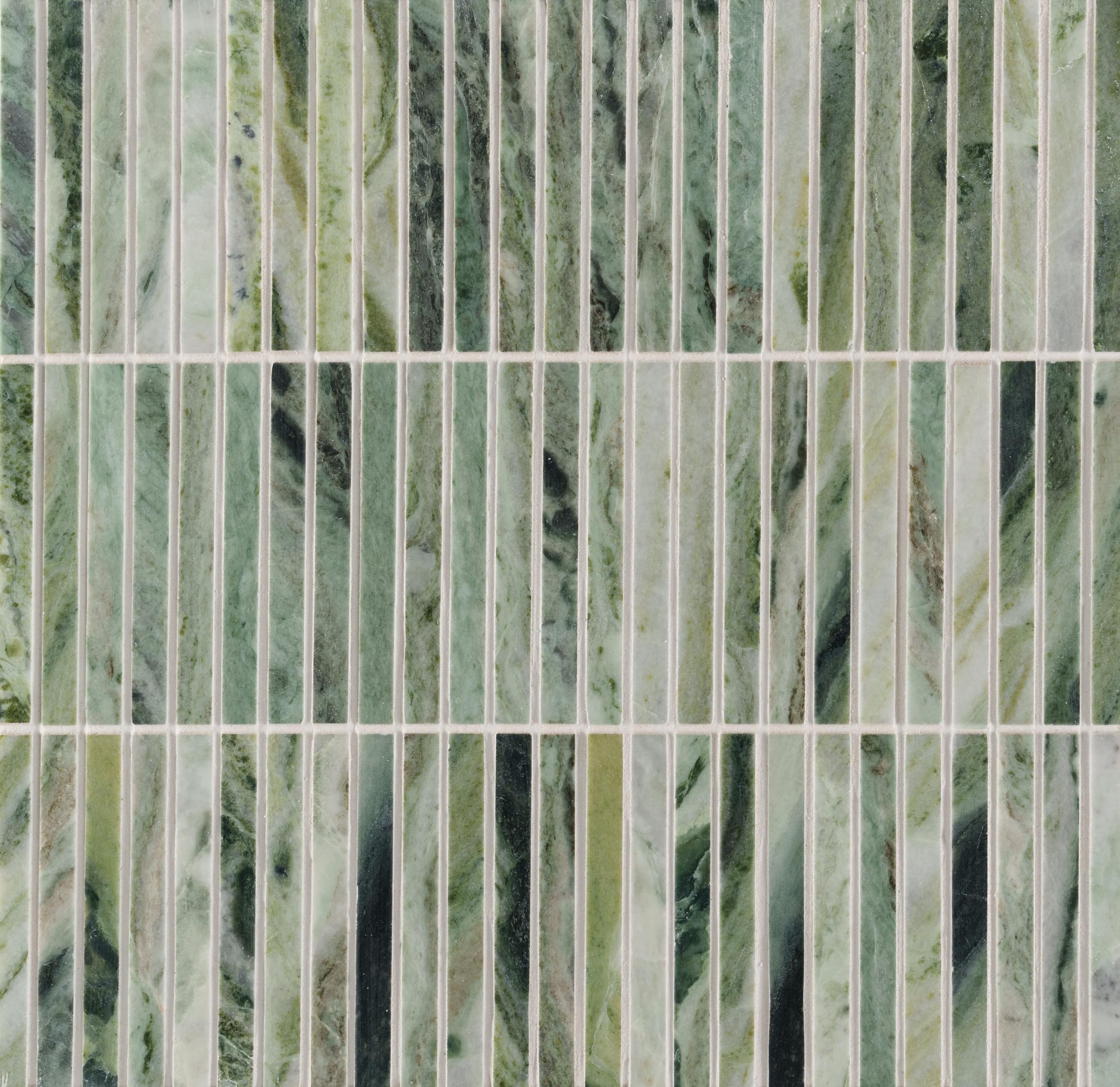 Seaspray Marble Stacked Mosaic