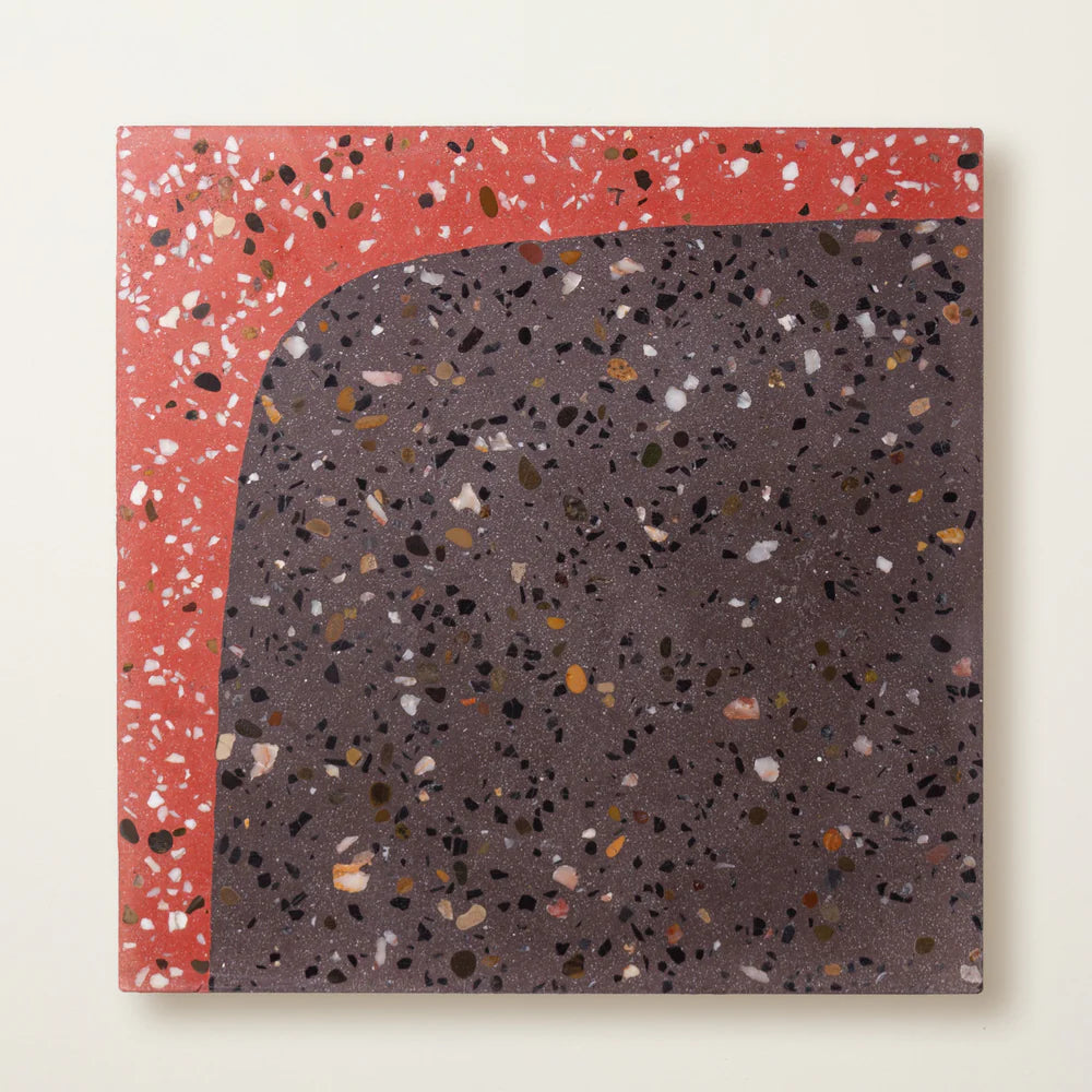 Squarish on Four Terrazzo Reverse Raspberry Ripple