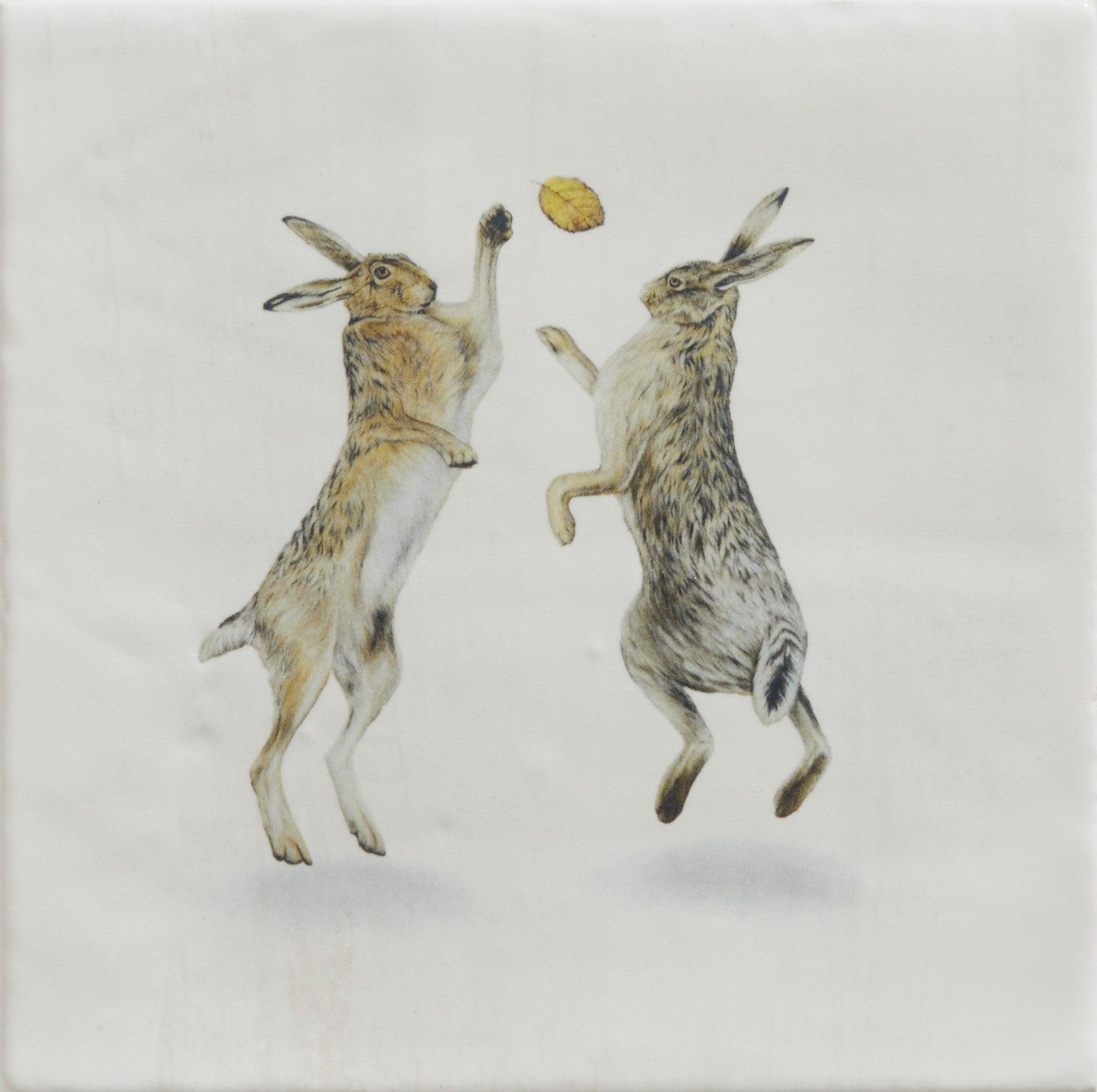Wiltshire Hares Ceramic by Joanna May