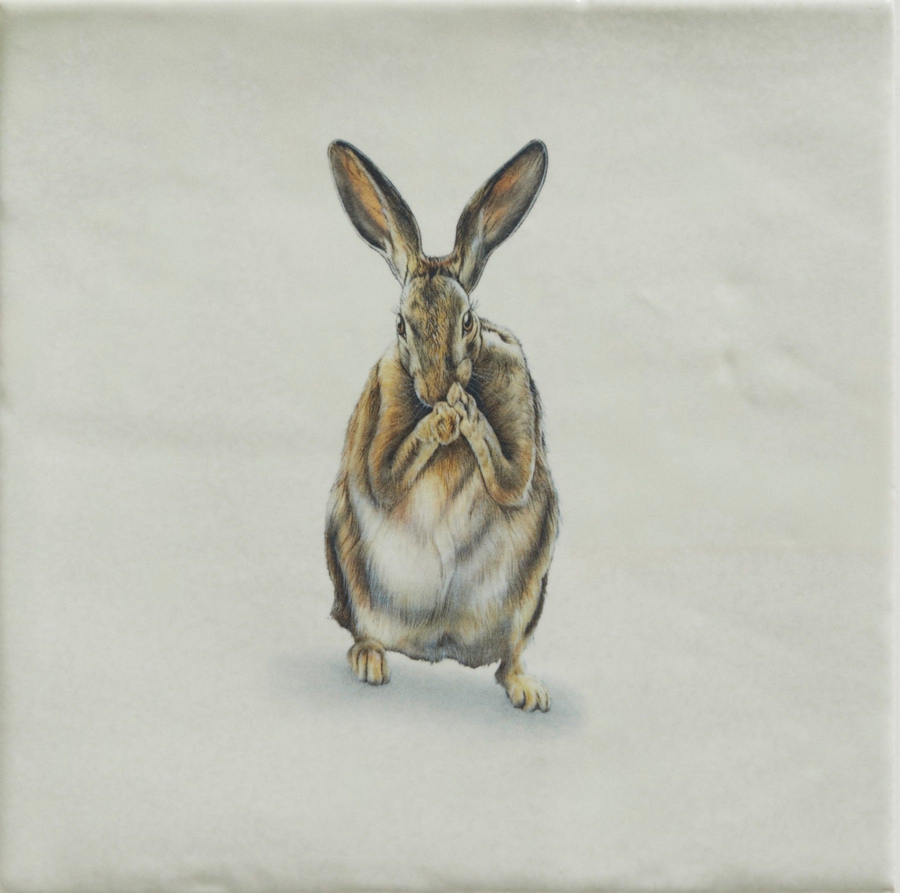 Wiltshire Hares Ceramic by Joanna May