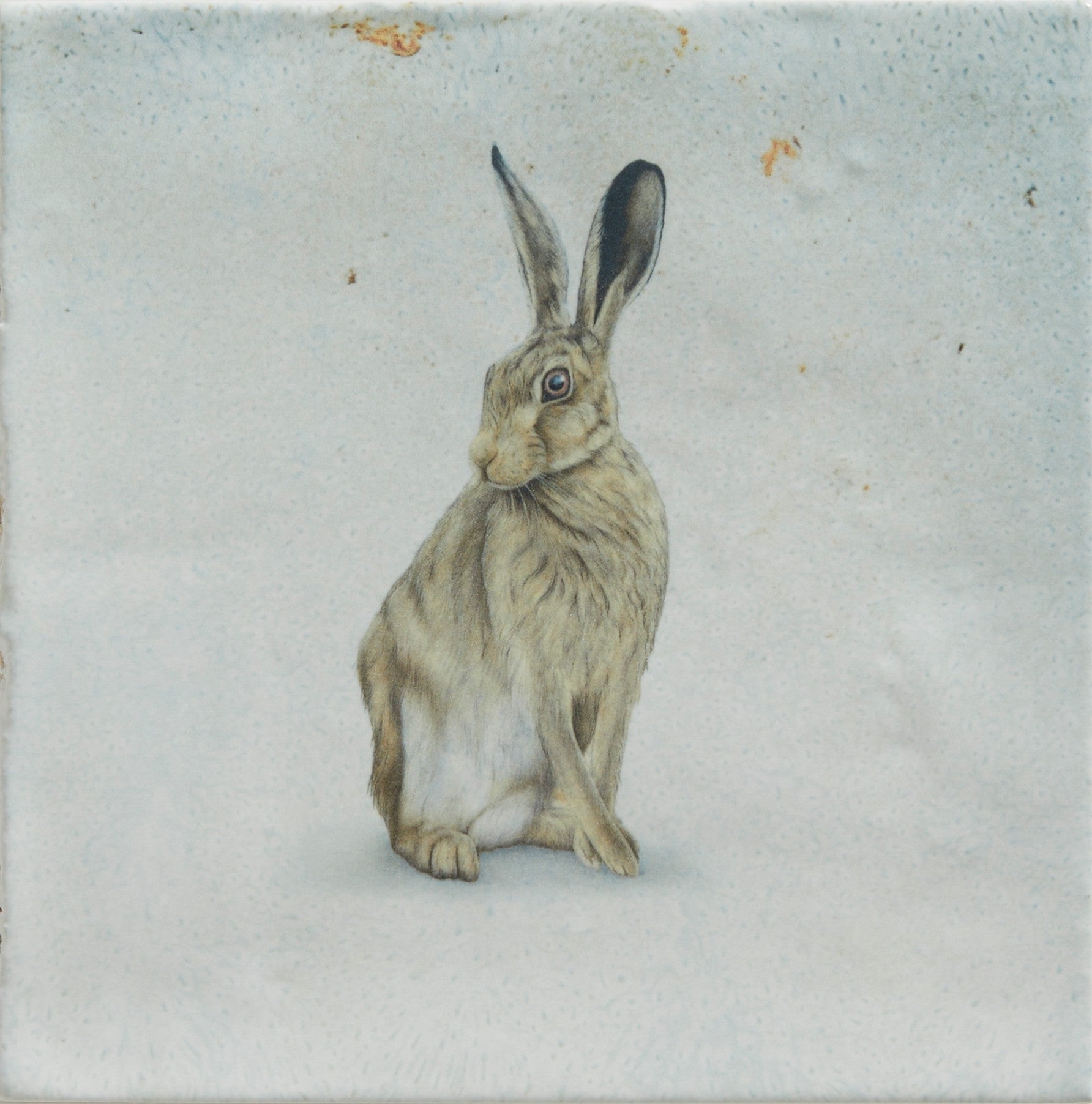 Wiltshire Hares Ceramic by Joanna May