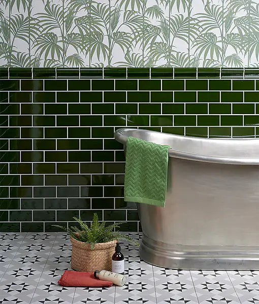 Victorian Style™ Wall Ceramic Metro Crackle Glaze