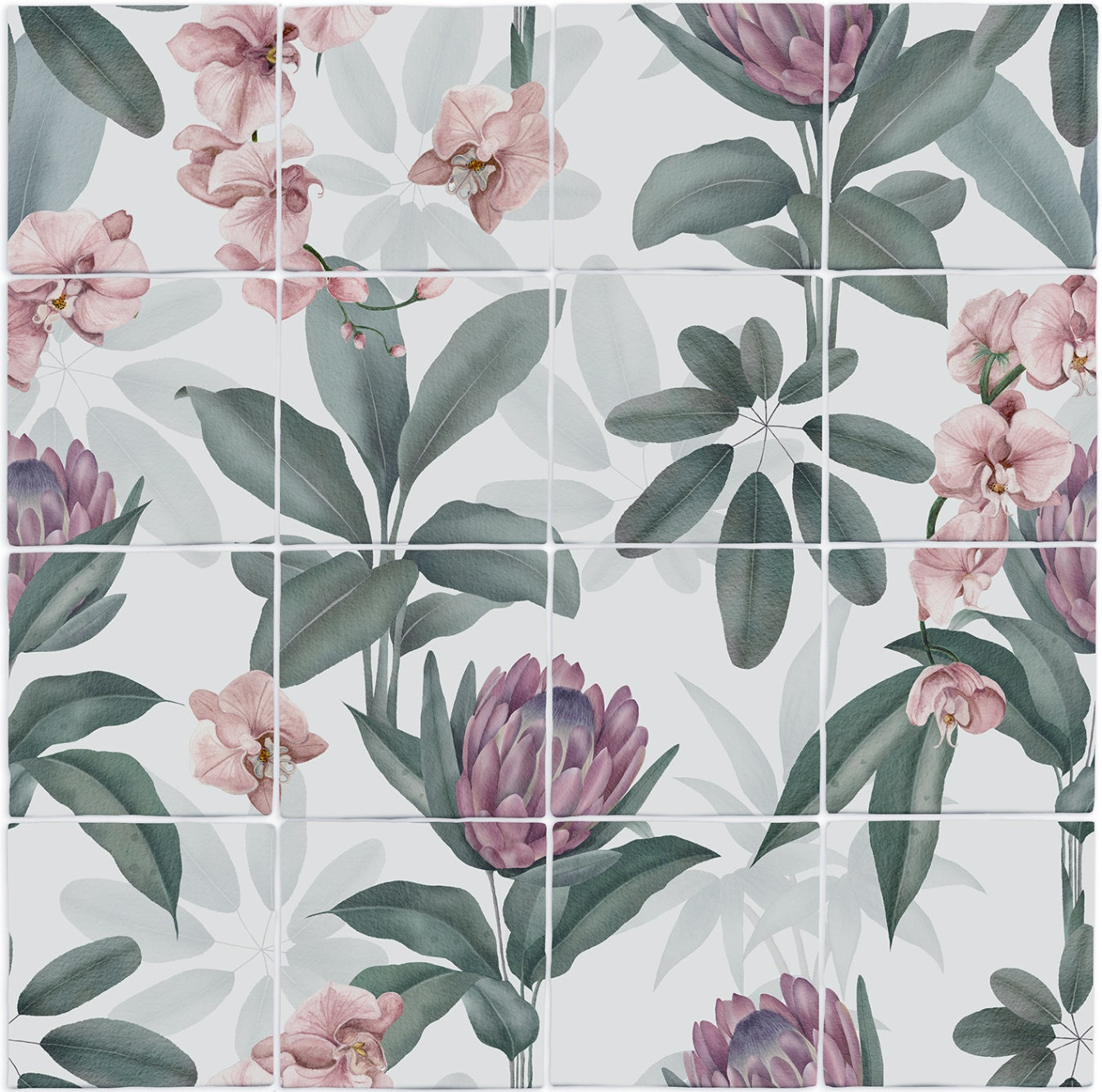 Exotic Paradise 16-Tile Panel