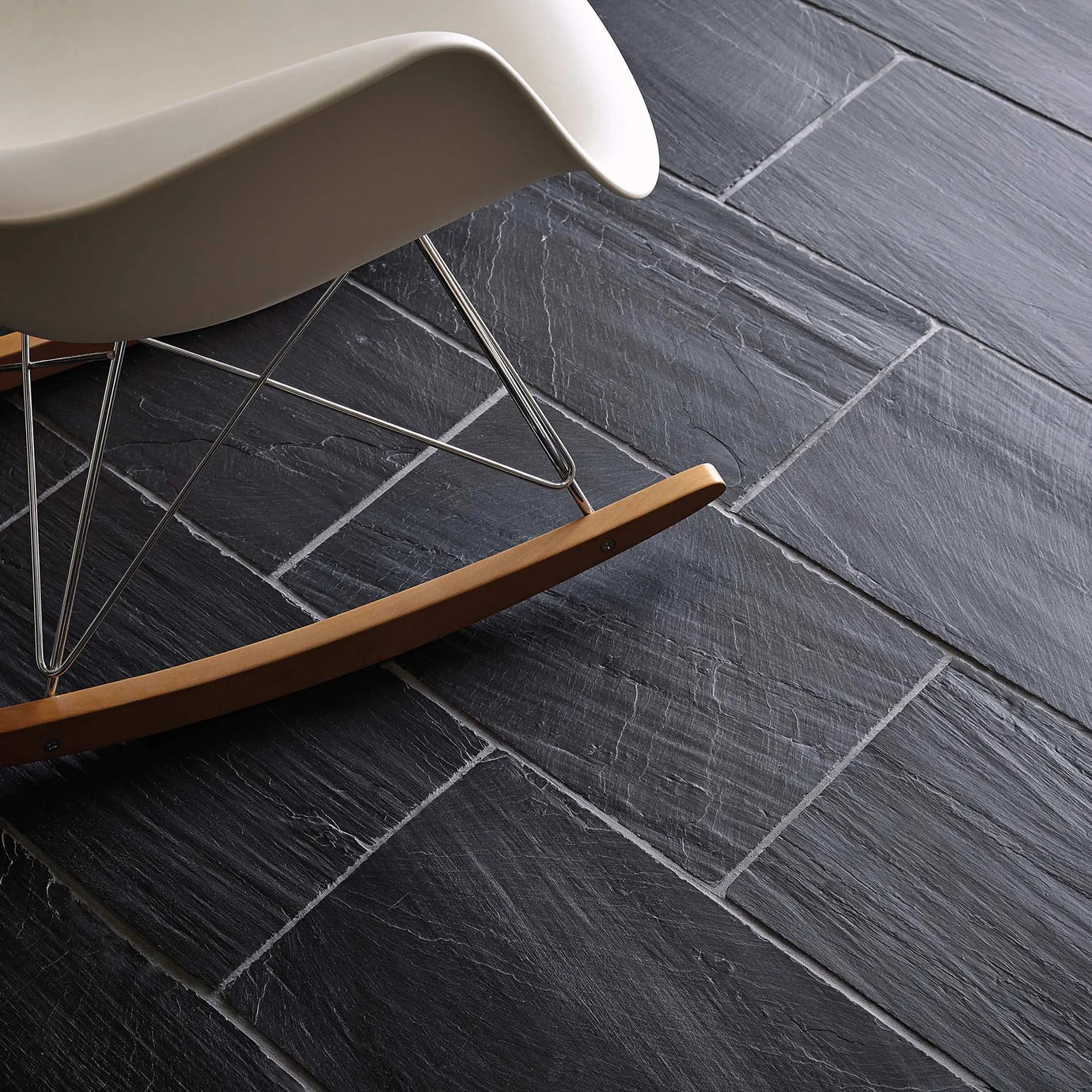 Spanish Black 25 x 40 Chipped Edge, Riven