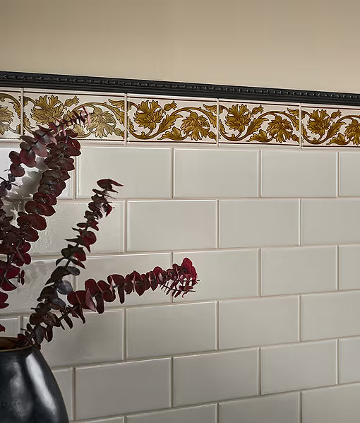Victorian Style™ Wall Ceramic Metro Crackle Glaze